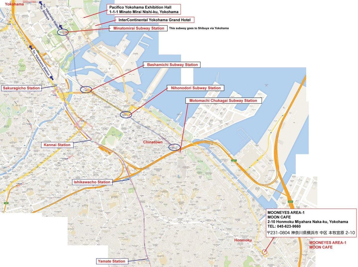 Carte de pacifico Yokohama