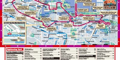 Tokyo Yokohama carte